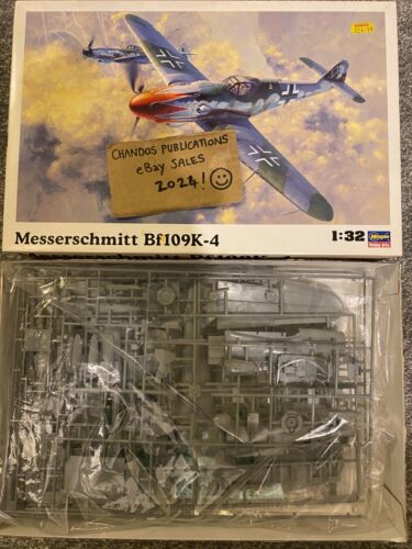 Hasegawa 1/32 Messerschmitt Bf 109K-4 - #08070 (ST20) - *BAGGED, COMPLETE* - Afbeelding 1 van 2