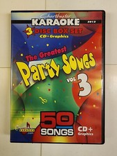 Chartbuster Karaoke - The Greatest Party Songs - Vol. 3 Cd, 2005, 3 Disk Set 