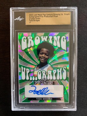 TODD BRIDGES Leaf Pop Century 1/1 Diff'rent Strokes