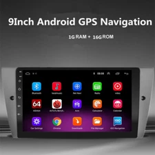 Car Android GPS Navigation Stereo Audio Multimedia Radio Player For  E90 E91