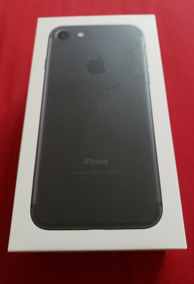 Apple iPhone 7 128GB Black Original Empty Box Only NO PHONE or