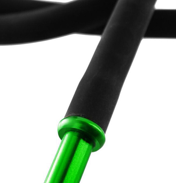 Kaya Shisha Alu Slim XL Mundstück Green Länge ca. 37 cm