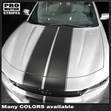 Dodge Charger 2015-2023 Over the Top Double Stripes /w Pinstripes (Choose Color)