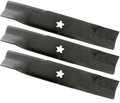 3) Hgh Lft Mulchng Blade 52 Decks for Husqvarna 539112079, Dxon