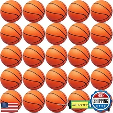 15Pcs 6" Mini Basketball Balls Bulk Small Basketball Set with Pump, PVC Small