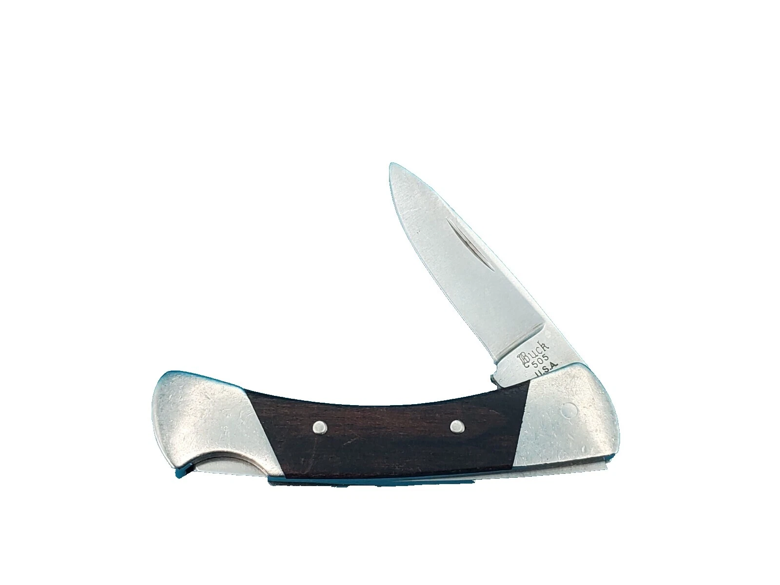 Cuchillos plegables Buck Marrón Vintage de colección