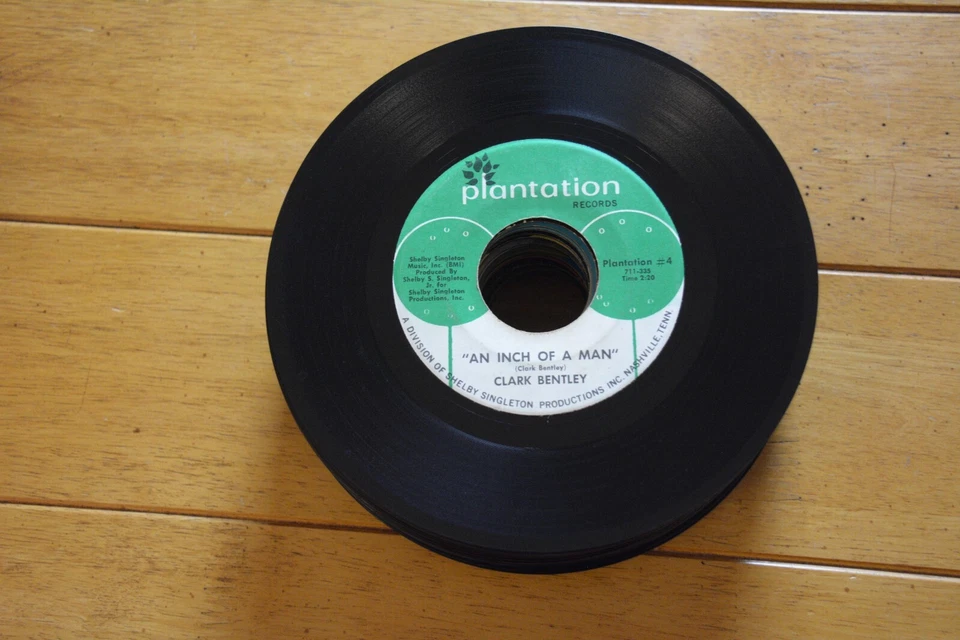 CLARK BENTLEY "THE OLE DRUNK TOWN" 45 RPM 7" RECORD [4B3-104] Foto 2 de 4
