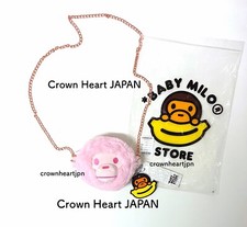 2024FW A Bathing Ape BAPE BABY MILO STORE BABY MILO MINI SHOULDER BAG - Pink
