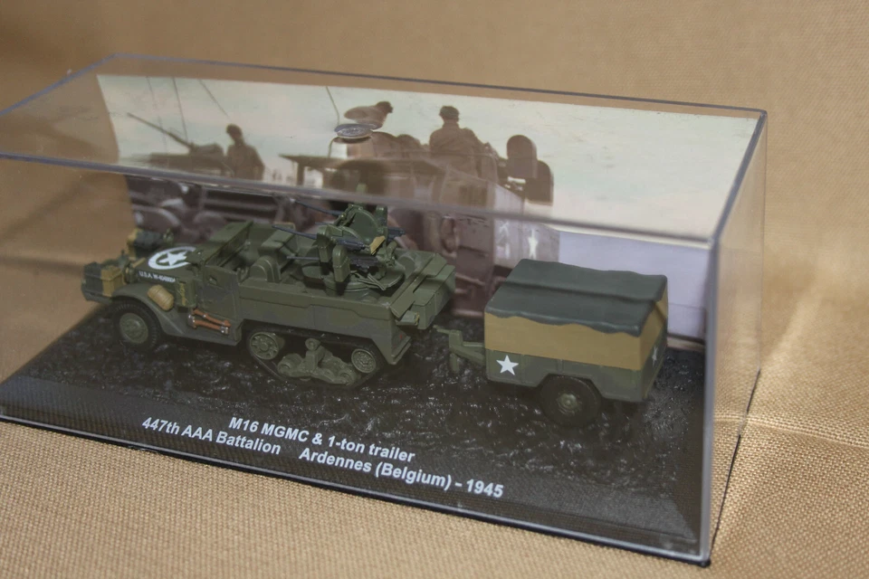 M 16 MGMC & 1-ton trailer - mezzi militari - IXO - Immagine 2 di 3