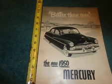1950 MERCURY SALES BROCHURE / FOLDER / ORIGINAL FOMOCO ITEM!!