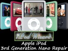 iPod Nano 3rd Gen Repair Battery Replacement Service - Your iPod_Wizard