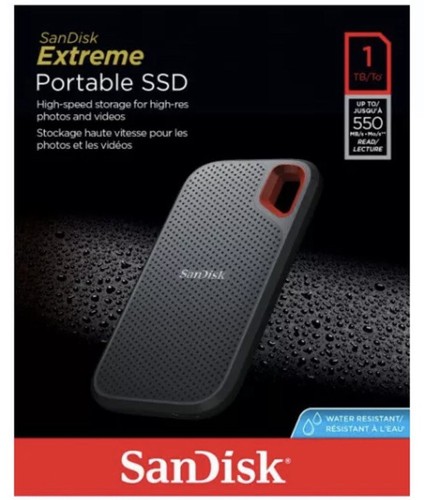SanDisk Portable SSD 1TB External Solid State Drive SSDE60 w/ Tracking - 第 2/4 張圖片
