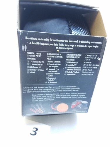 MSR Alpine Edelstahl 2 Personen Topf Set 1,5 und 2 Liter Camp Kochen - Bild 4 von 6