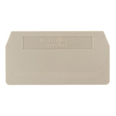 5pcs WEIDMULLER ZAP/TW 1 1608740000 End Plate Dark Beige New  KD #wd