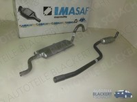 Imasaf Auspuffset Mitteltopf + Endtopf für Fiat 124 Familiare 1200 1967-1975