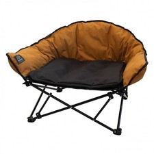 Kuma Outdoor Gear Lazy Bear Dog Chair, Bed, Sierra/Black, 844-KM-DG-SB