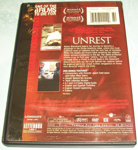 Horror DVDs and Blu-rays S to Z $2.95 to $9.95 You Pick, Buy More Save Up To 25% - Picture 267 of 364