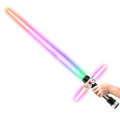 Galaxy LightUp Saber 2Expandable Laser Swords with Motion-Activated Color Change