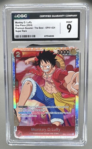 Monkey.D.Luffy graded CGC 9 for sale on eBay