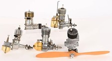 5- VINTAGE GAS MODEL ENGINES~EXCELLENT