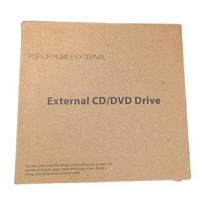 POP-UP Mobile External CD/DVD Drive  Black Windows 7/8.1/10, Linux, Mac OS NEW.