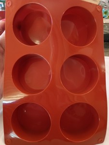 Silicone Mini Muffin Pan,  2 Pack 6 Cups each Silicone Mold Cups Baking Pan