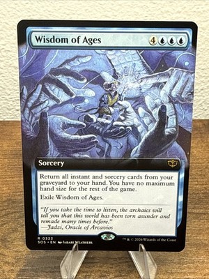 Wisdom of Ages (Extended Art) Rare MTG Secrets of Strixhaven