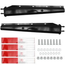 Mud Flap Hanger Stainless Steel Bolt Spacing, Length, Balck