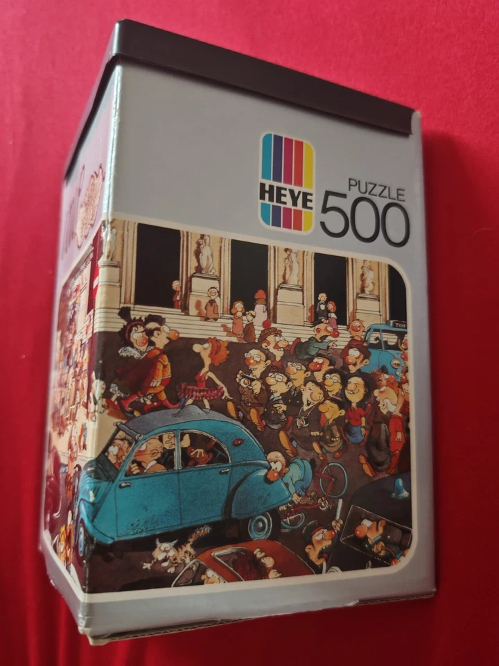 Heye Puzzle Loup "Café de la Paix", 8352, 500 Pieces, Complete + Poster, Rare - Image 4 of 4