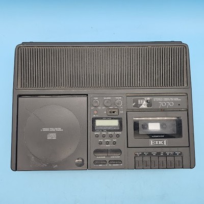 EIKI 7070A Stereo CD Player Cassette Tape Recorder Multi Headphone