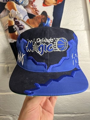 Vintage 90s NBA Orlando Magic Drew Pearson Jagged Edge Cut Tags Hat BOOTLEG