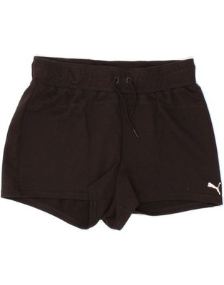 Puma Mädchen Sport Shorts 15-16 Jahre schwarz Baumwolle BK18