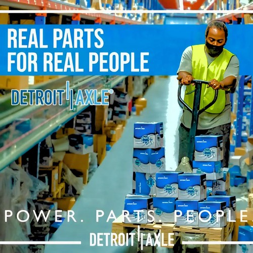 Pastillas de freno delanteras de cerámica del eje Detroit + herrajes para 2002 2003 2004 2005 - Imagen 4 de 10