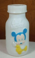 VINTAGE 1984 EVENFLO DISNEY "BABY MICKEY" MICKEY MOUSE PLASTIC BABY BOTTLE