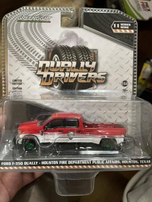 Green Machine Ford F-350 DUALLY HOUSTON FIRE DEPARTMENT PUBLIC AFFAIRS TEXAS gre