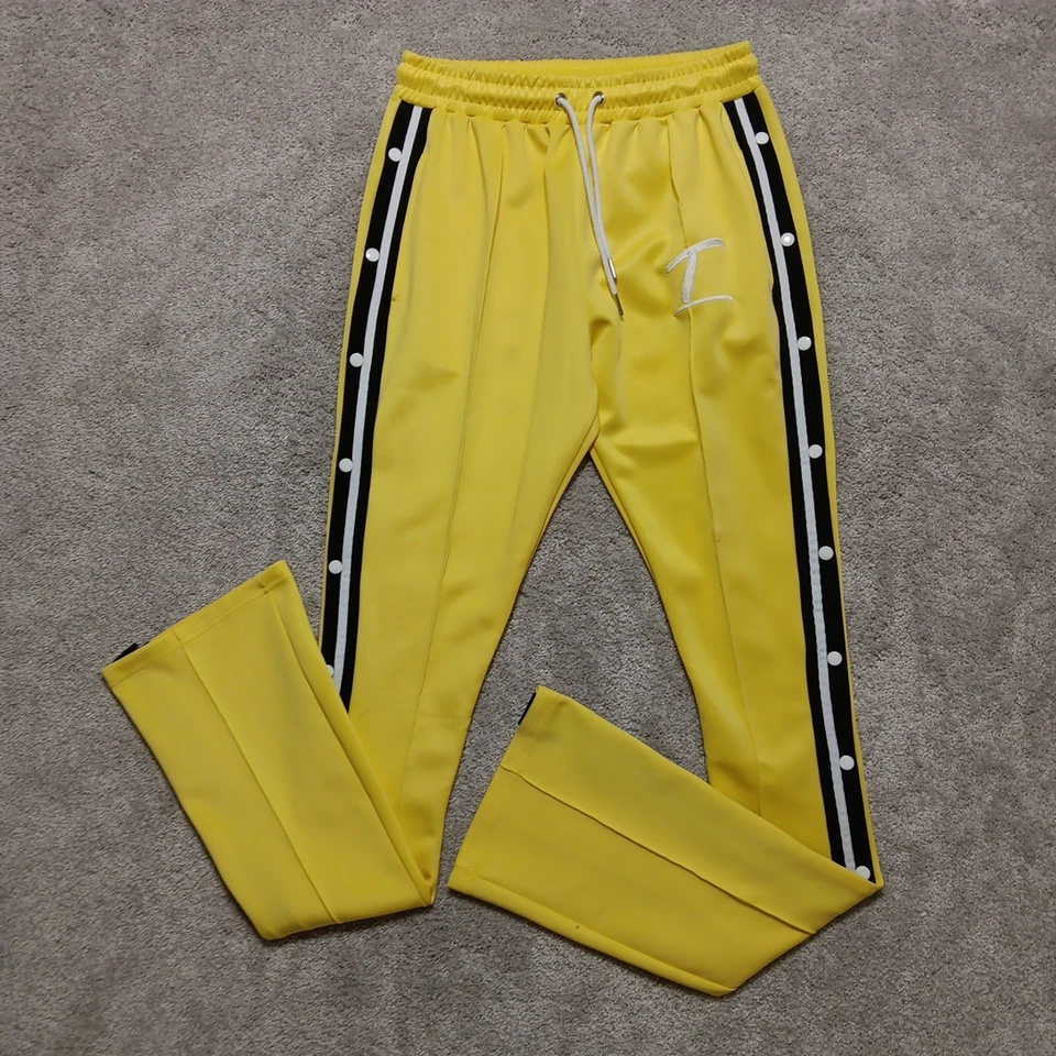 Calça Tearaway Masculina TULONES 30x36 Snap Brilhante Breakaway Track Warm Up Atlética - Imagem 2 de 4