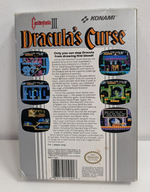 Castlevania III 3 Dracula's Curse Konami completo di scatola NES 1990