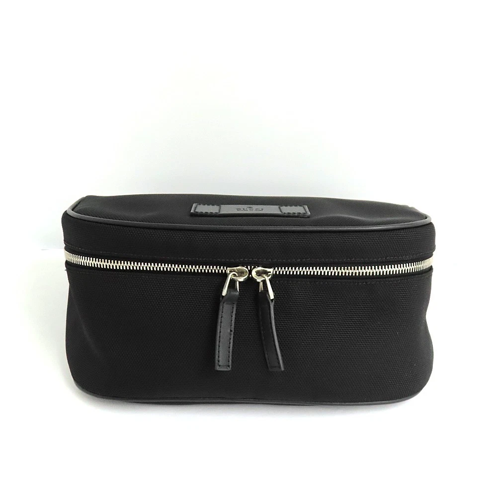 GUCCI Sherry Line Techno sac à bandoulière en toile pochette de taille 630920 noir 366488