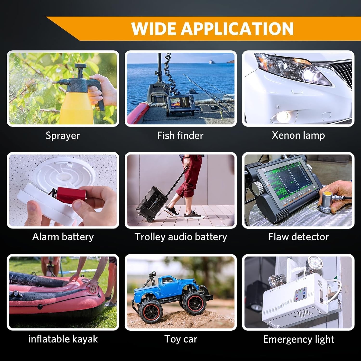 NEW LiFePO4 Deep 3000+Cycle Lithium Iron Phosphate Battery Built-in BMS 12V 11Ah