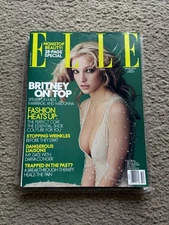 ELLE Magazine Britney Spears Wears Givenchy ‘Britney On Top’ / October 2000 New