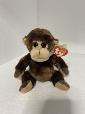 Ty Beanie Baby VINES The Monkey Big Eyes 2013 Version  