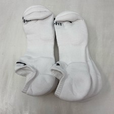 Nike Everyday Plus Dri-FIT Ankle Socks 6-Pair White/Black, Large