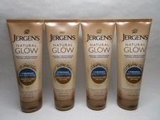 4 Pack- JERGENS Natural Glow Firming Medium To Deep Skin Tones Daily Moisturizer