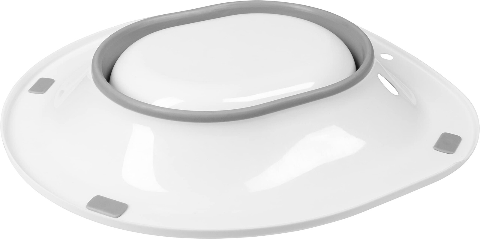 Insert de bidet pour toilettes en polymère robuste compatible tout siège de WC - 3