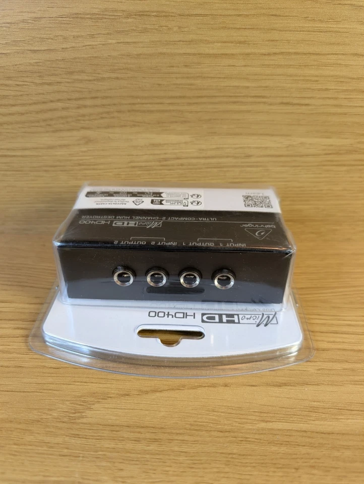 Behringer HD400 Ultra Compact 2 Channel Portable Hum Destroyer New - Image 3 of 4