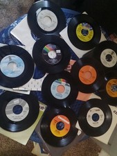 lot of 11 vintage 45 rpm vinyl records