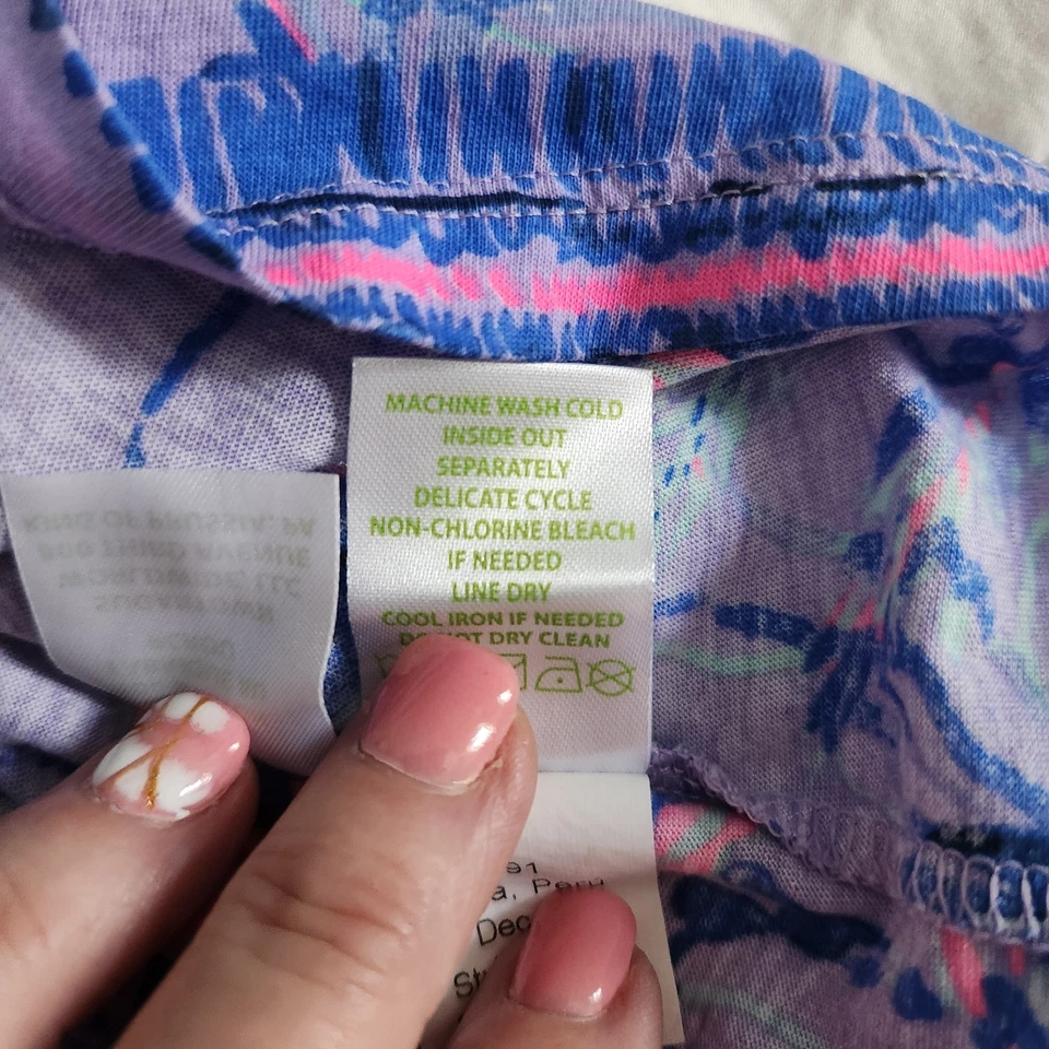 Top Lilly Pulitzer Niñas Talla XL 12-14 Mono Frutal Foto 4 de 4