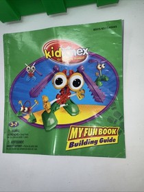 RARE Kid Knex K'nex FOOTED FRIENDS Building Set 100% COMPLETE Case Manual