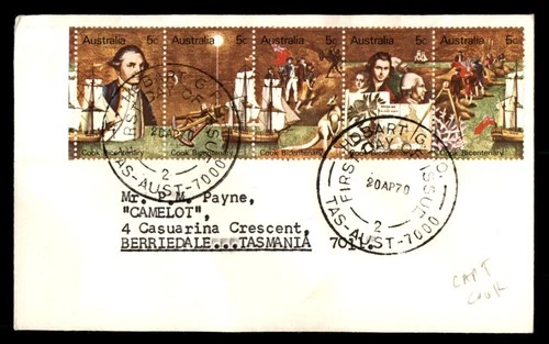 Mayfairstamps Australia FDC 1970 Capt Cook Bicentenary Combo First Day Cover aaw