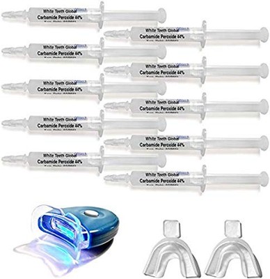Very Strong 44% WTG Carbamide Peroxide 10 Syringes (3cc) of Teeth Whitening Gel